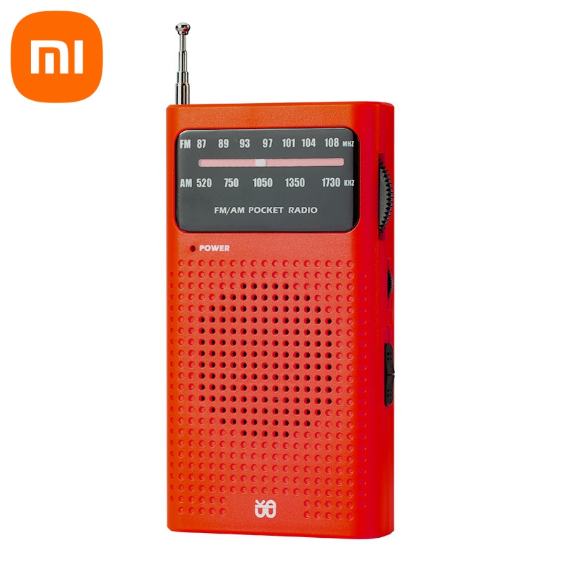 Xiaomi – Radio AM FM pleine bande, pointeur Portable, Radio analogique HIFI, alimentée par batterie, meilleure réception, Radio de poche pour personnes âgées: green