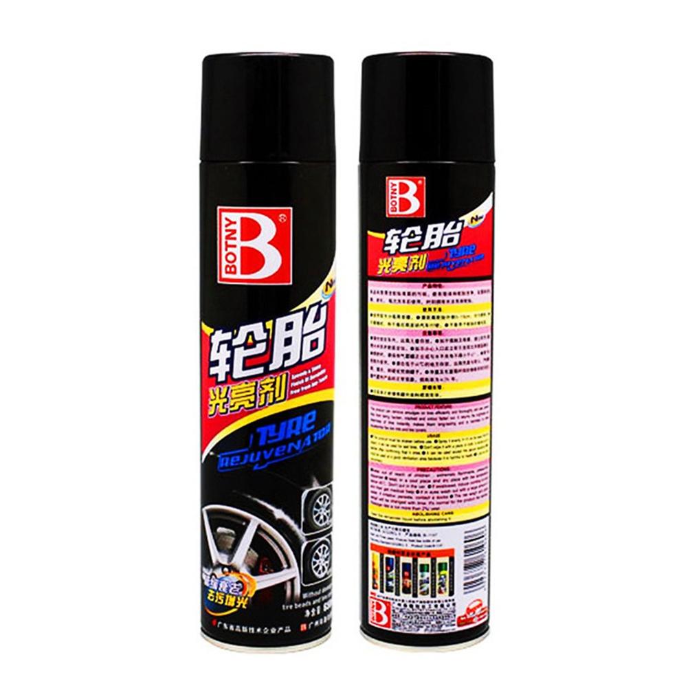 650ml dæk skum blegemiddel dækbeskyttende beskyttende autodækcoating agent sæt dækvoks skønhedsplejemiddel  b1107
