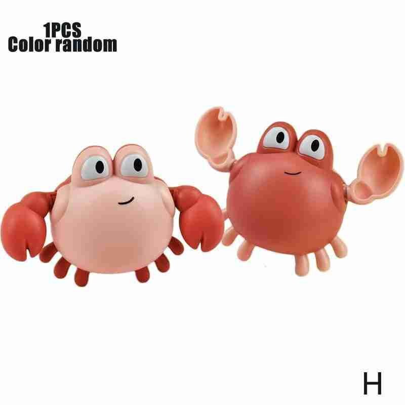 1Pcs Bad Wind-Up Speelgoed Leuke Cartoon Krab Pinguïn Walvis Water Walvis Baby Water Speelgoed Pinguïn Bad Baby baby Speelgoed Speelgoed Voor Kinderen C0W1: H