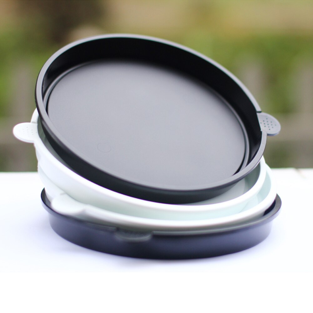 6pcs Durable Pallets Portable Drip Tray Balcony Flower Pot Solid Plant Saucer With Handle Indoor Outdoor Succulent Round