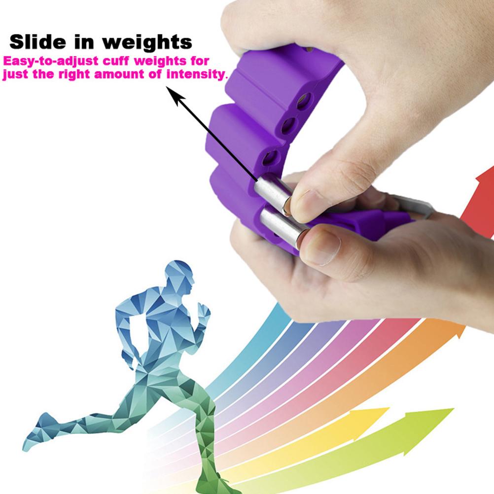 2Stck Einstellbare Handgelenk Gewichte tragbar Handgelenk Knöchel Gewichte Armbinde Für ÜSpund Joggen Yoga Gymnastik aerob Pilates