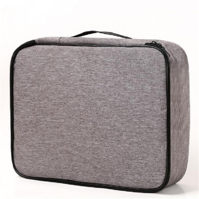Document Bag Large Capacity Travel Passport Wallet Card Organizer Men's Business Waterproof Storage Pack Home Accessories Item: gray
