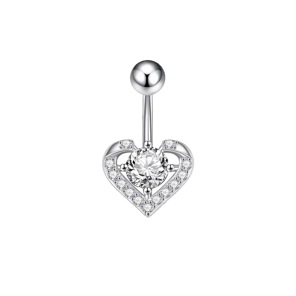 Dubbele Hart Navelpiercing Navel Piercing Ring Bunny Belly Button Piercing Ring Konijn Sieraden Navelstreng Pircing Ring Dangle: style4