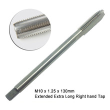 1 Pcs Extended Long Plug Tap M10 X 1.25 X 130mm Metric Right Hand HSS For Repair Tools Hand Tools Accessories