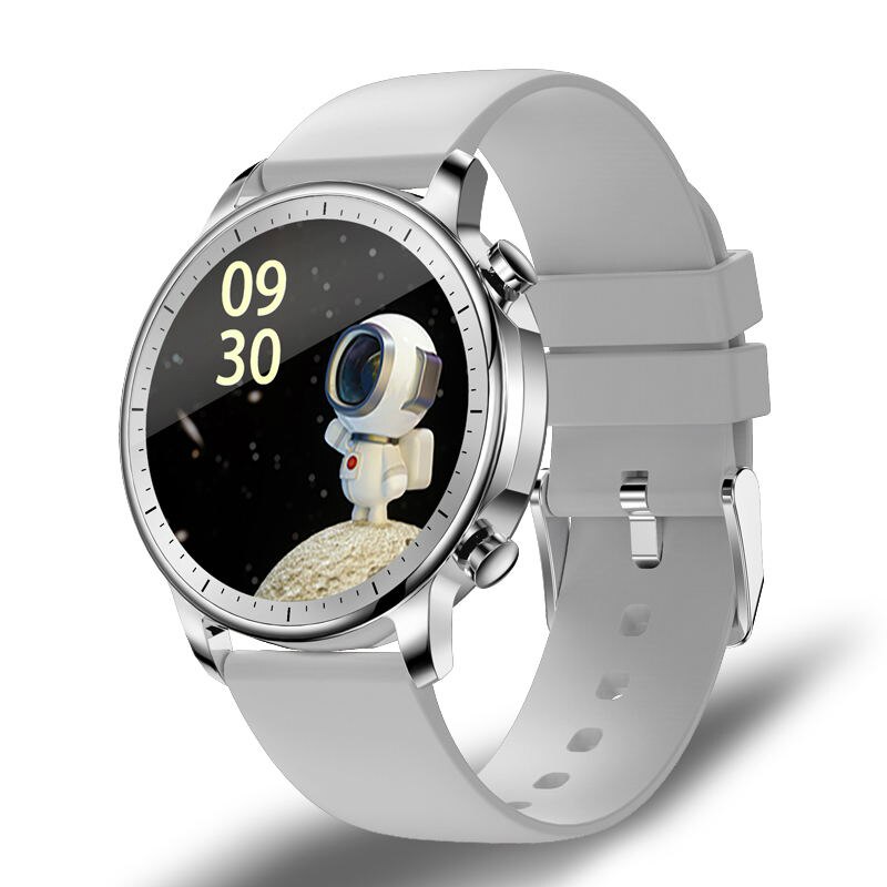 Smart Watch IP67 Waterproof 1.3 Full Touch Screen Sports Smart Watch Ladies Heart Rate Fitness Tracker Men Smart Watch: gray