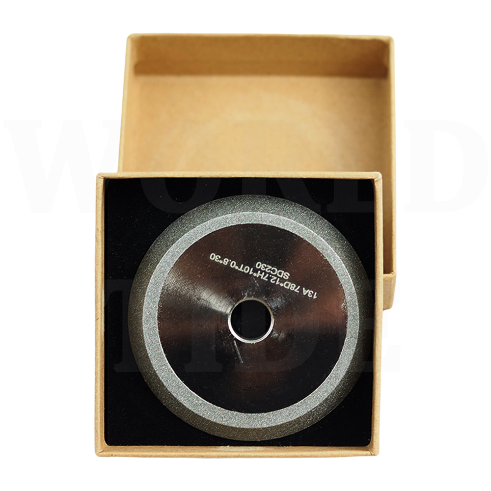 CBN SDC Diamond Grinding Wheel For 13-Type Drill Sharpening Grinding Machine Drill Bit Sharpener/Grinder 60 Angle 78*12.7*10MM: Red