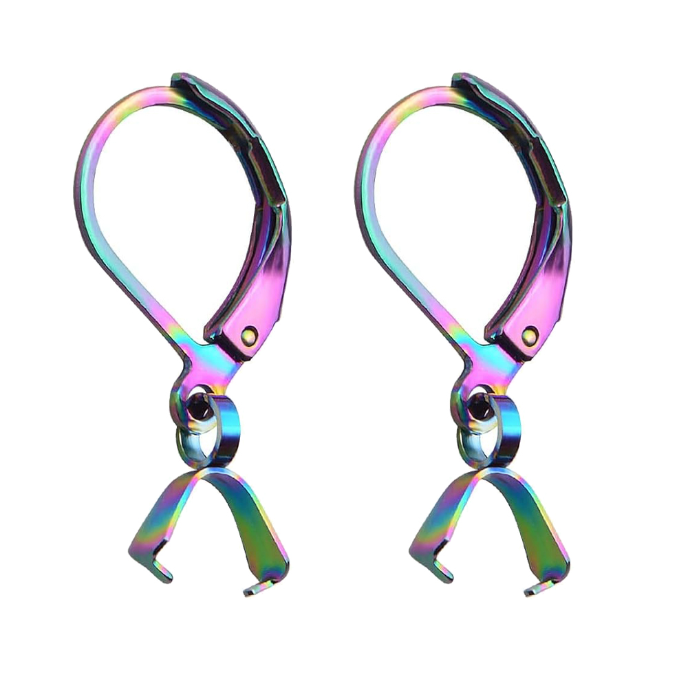 10/20pcs Stainless Steel French Earring Wires Fish Hook Pendant Clasp for DIY Jewelry Craft Making Supplies Accessories Handmade: S / Brown