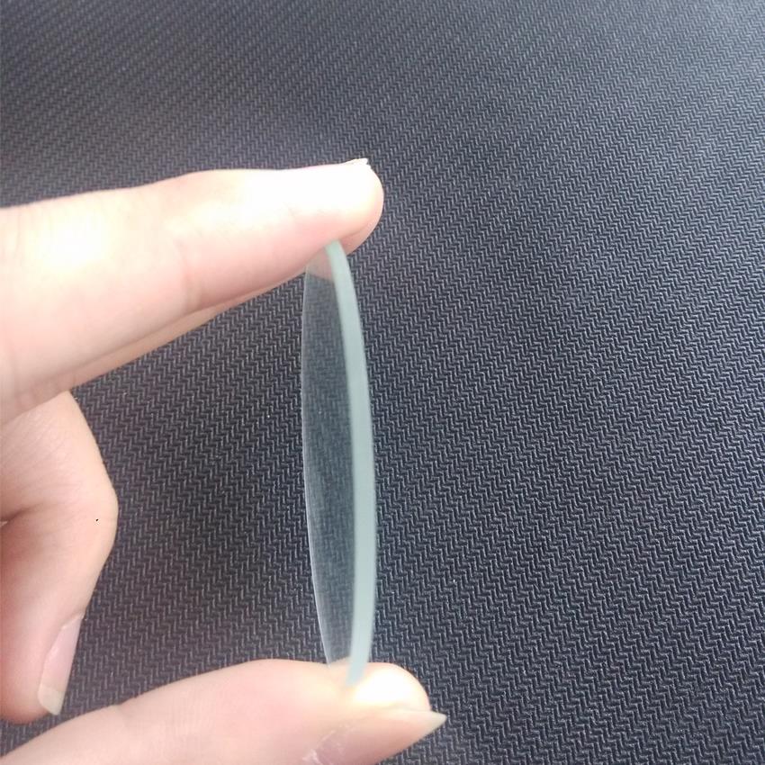 2 pieces Round diameter 47mm High Power Flat Lens Glass lenes Fine edge Polished glass