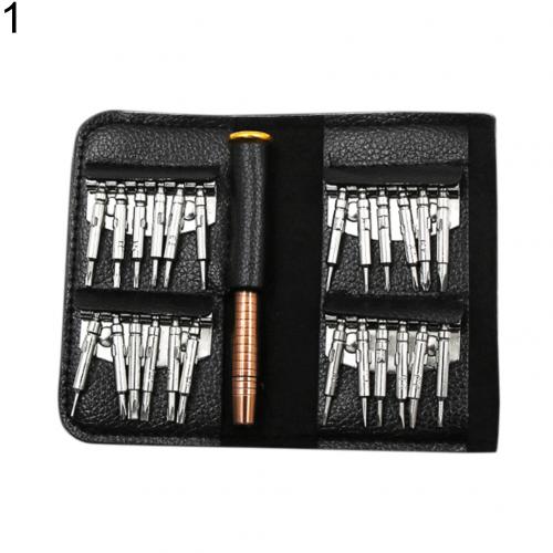 25 In 1 Hoge Precisie Schroevendraaier Set Reparatie Tool Kits Voor Pc Horloge Camera: Magnetic