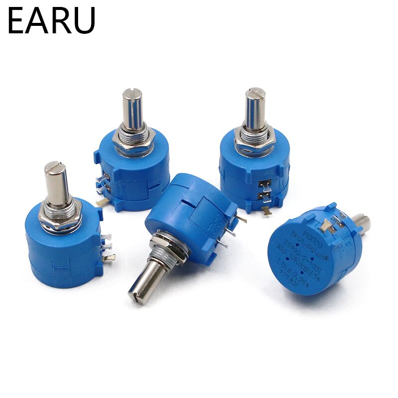 10pcs 3590S-2-103L 10K precision multi-turn potentiometer (10 turns) adjustable resistance