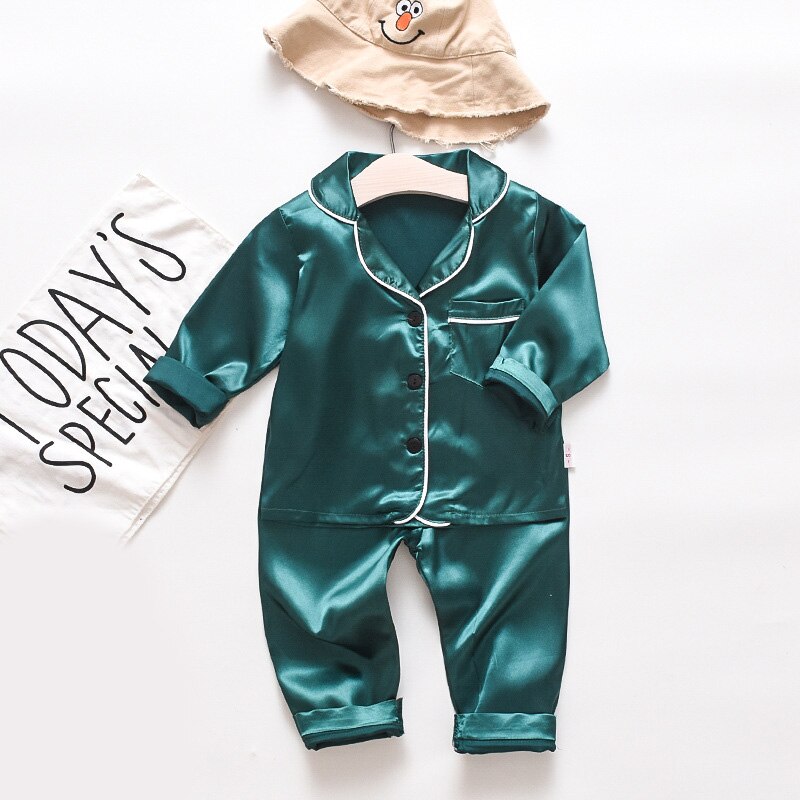 Keelorn Kinderen Herfst Casual Pyjama Sets 2 Stuks Open Stitch + Broek Jongens Beer Print Leuke Outfits Meisjes kleding Set