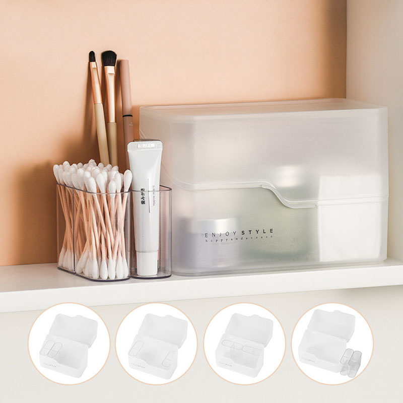 Plastikowy Organizer na kosmetyki zestaw pudełek ambona pojemnik na biżuterię łazienka Organizer na kosmetyki rozmaitości pojemnik na stół