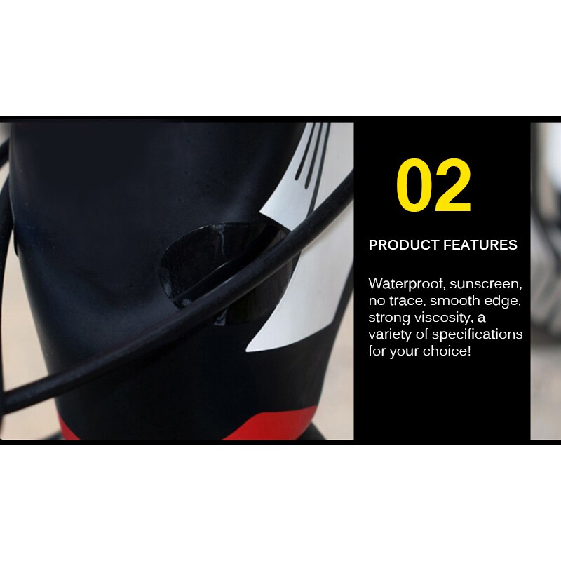 Bike Stickers Frame Mountain Bike Front Fork Protective Film Scratch-Resistant Rhinoceros Hide Sticker MTB Chain Protect Sticker