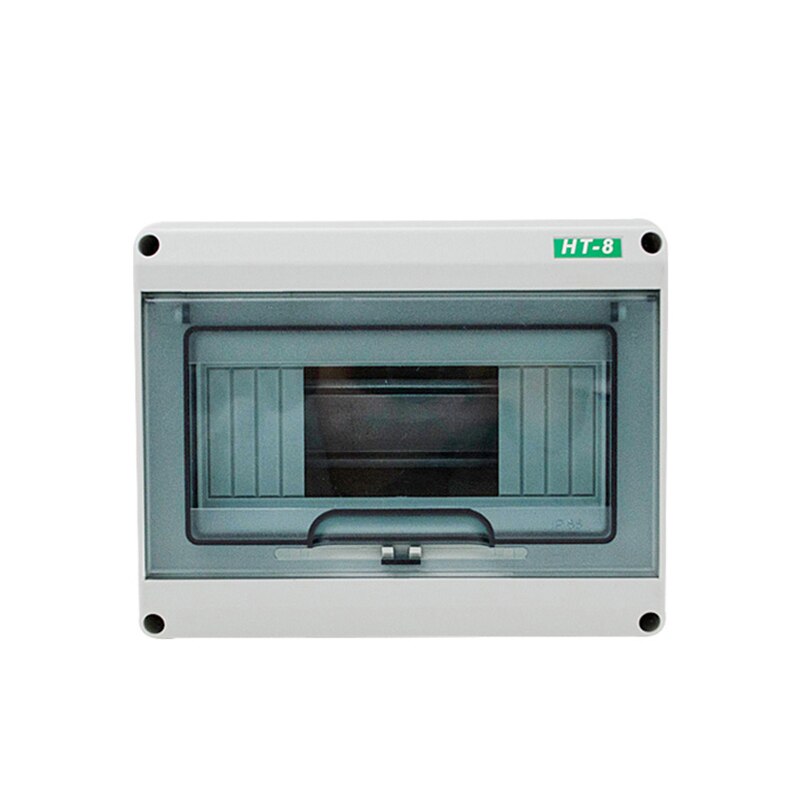 Ht Waterdichte Serie Huishoudelijke Verlichting Elektrische Verdeelkast Mcb Waterdichte Junction Draad Doos Abs 5/8/12/15/18/24 Manieren