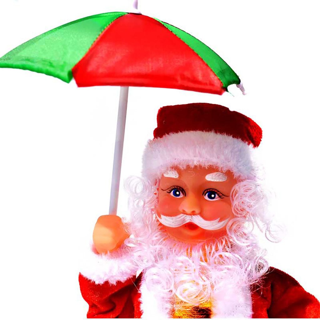 Électrique père noël Musical petite poupée danse parapluie décorations de noël le meilleur pour enfants Jouets électriques #2