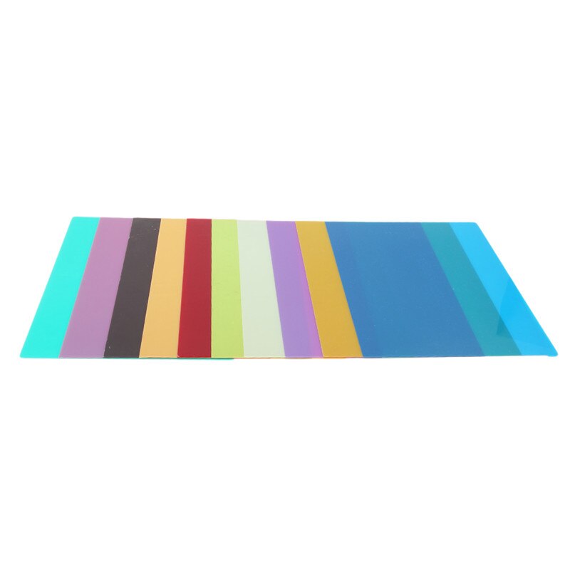 0.3 mm tykkelse 10 farver pvc gennemsigtigt ark abs farverigt ark i størrelse 29.8*21.1 tommer med pvc ark