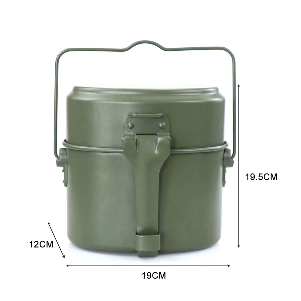 Portable Lunch Box Camping Hiking Portable Picnic Pot Bowl Cookware Outdoor for Family Outdoor Camping Accessories