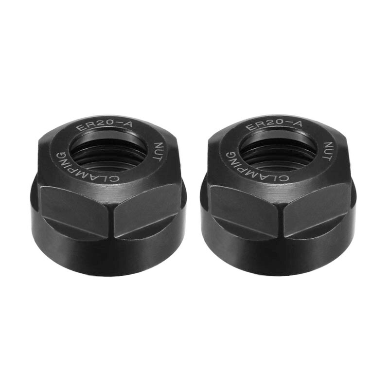ER11A ER16A ER20A tuerca hexagonal de sujeción para torno de Portabrocas de fresado CNC 2 uds