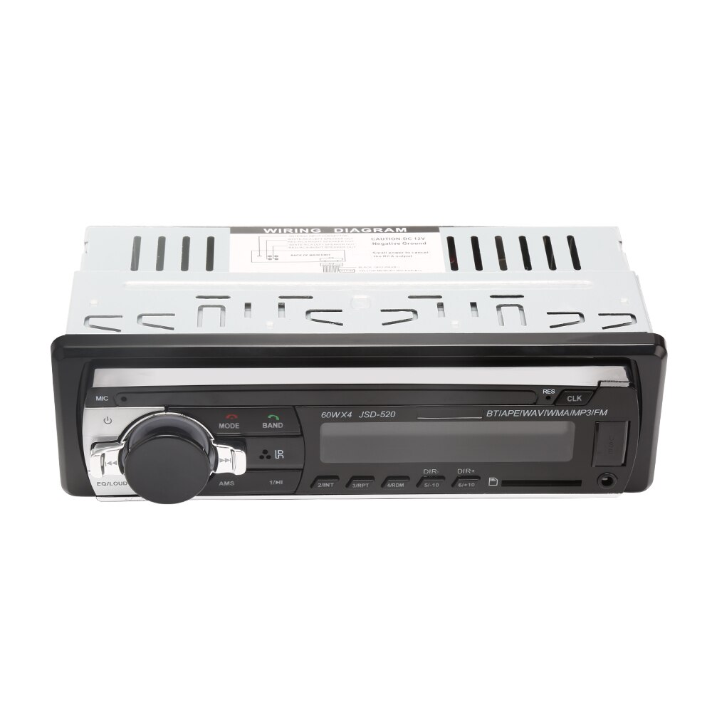 Bluetooth autoradio autoradio fm aux-ingang ontvanger sd usb jsd -520 in- 12v 1 din  mp3 multimediaspeler