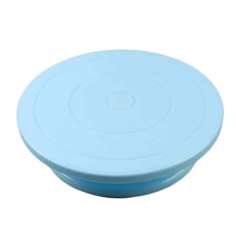 Giradischi per torta fai-da-te stampo da forno piatto per torta rotante rotondo strumenti per decorare torte tavola rotante forniture per pasticceria accessori per la cottura: KN7728BL