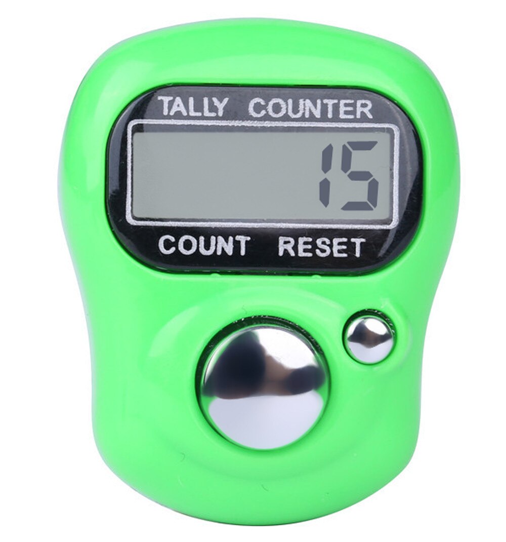 NEUE 1PC Mini Digit Digital LCD Elektronische Golf Finger Hand Ring Stricken Reihe Tally Zähler TALLY Schrittzähler Zufällig farbe