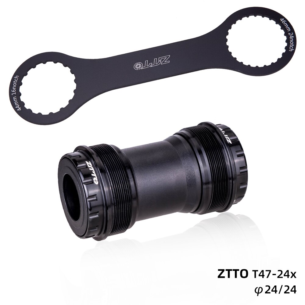 ZTTO bicicletta T47 movimento centrale 24 guarnitura doppiare 29 30mm filettatura cuscinetto sigillata 47 68 73mm conchiglia 28.99mm spline asse MTB strada bicicletta: T47-24X TOOL