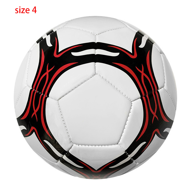 Soccer Ball Size 5 Size 4 Size 3 Football Sports Match Training League futbol foot ball: stripe white size 4