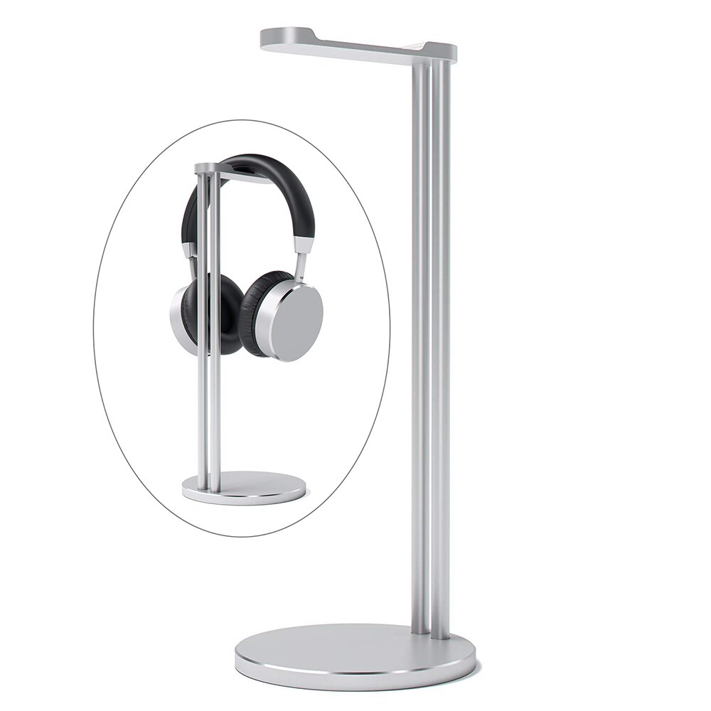 Oehlbach XXL Hoofdtelefoonstandaard – Zwart, Handgemaakt, 1,3 Kg, Voor Zware Hoofdtelefoons