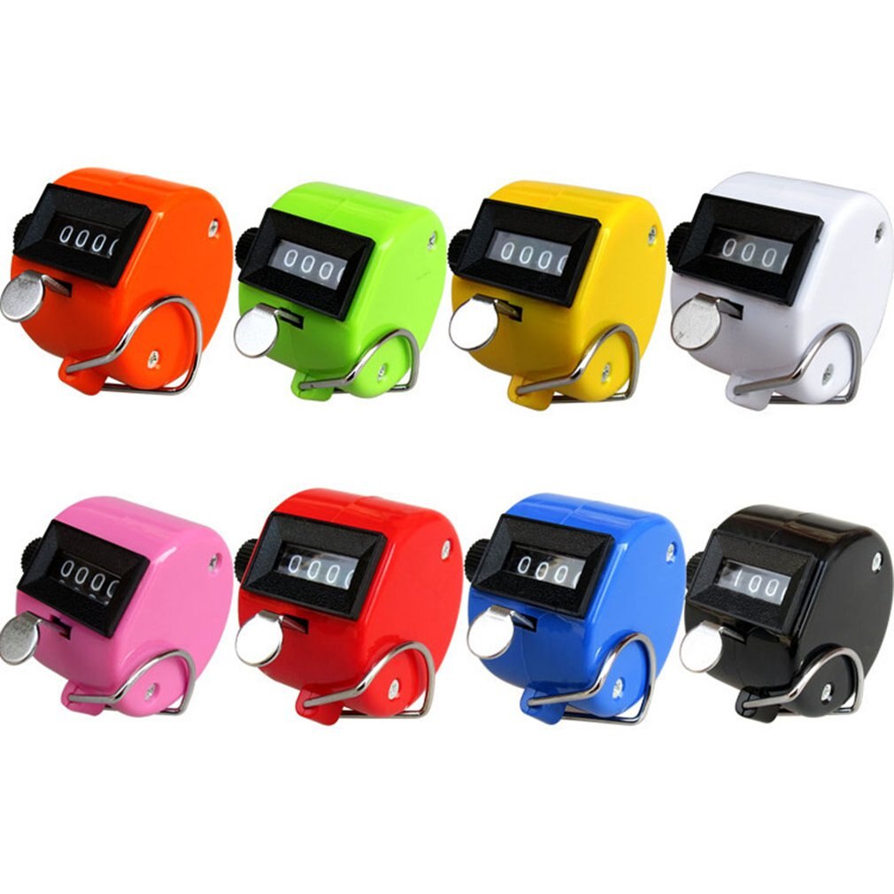 Compteur électronique de compteur manuel de machines en plastique de compteur mécanique de bouddha de quatre couleurs