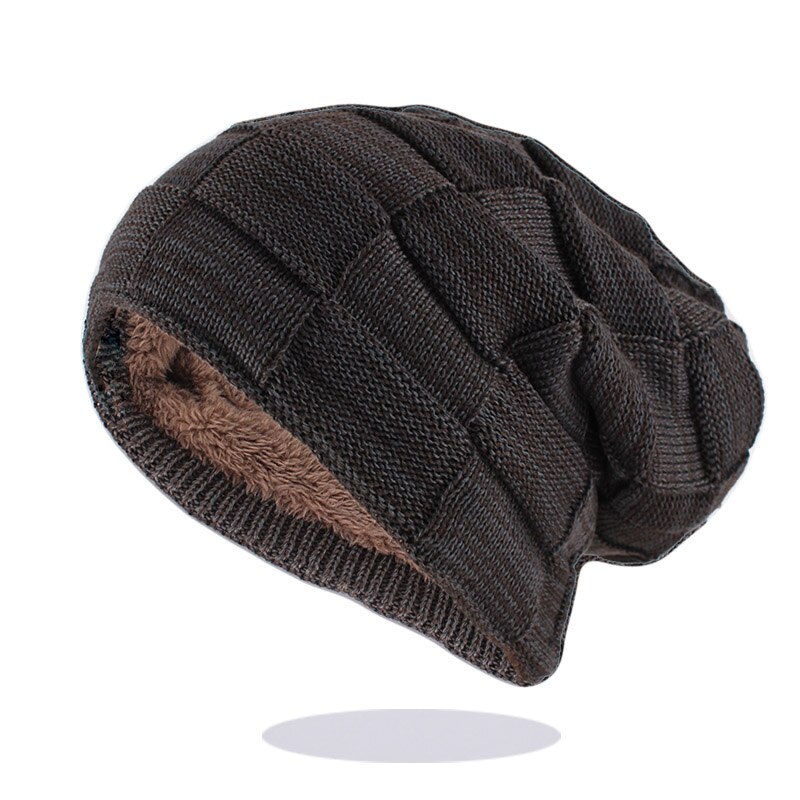 Women Winter Warm Beanies Skullies Lady Casual Caps Hat For Men Colorful Brand Bone Knitted Bonnet: Auburn