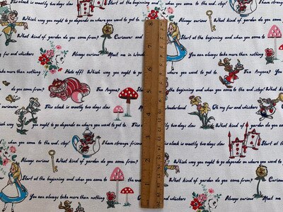 Tela de lona gruesa de algodón con personajes de dibujos animados, 145x90cm, para Patchwork, costura artesanal, mantel/bolsa/funda de sofá/cortina/cartera: No.6