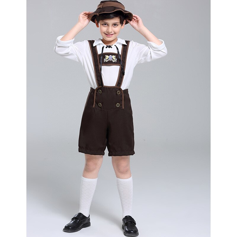 Lederhosen-traje alemán para niños, traje del Día de la semana, Bávaro, Oktoberfest