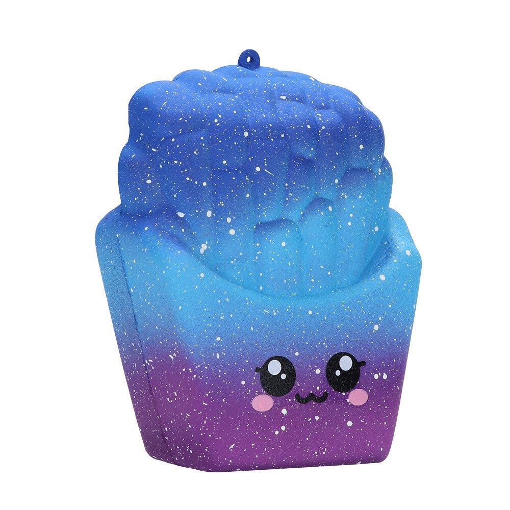 Kids Fidget Speelgoed Voor Volwassenen Antistress 8Cm Galaxy Frieten Squishies Langzaam Stijgende Squeeze Geurende Stress Verlichten Speelgoed