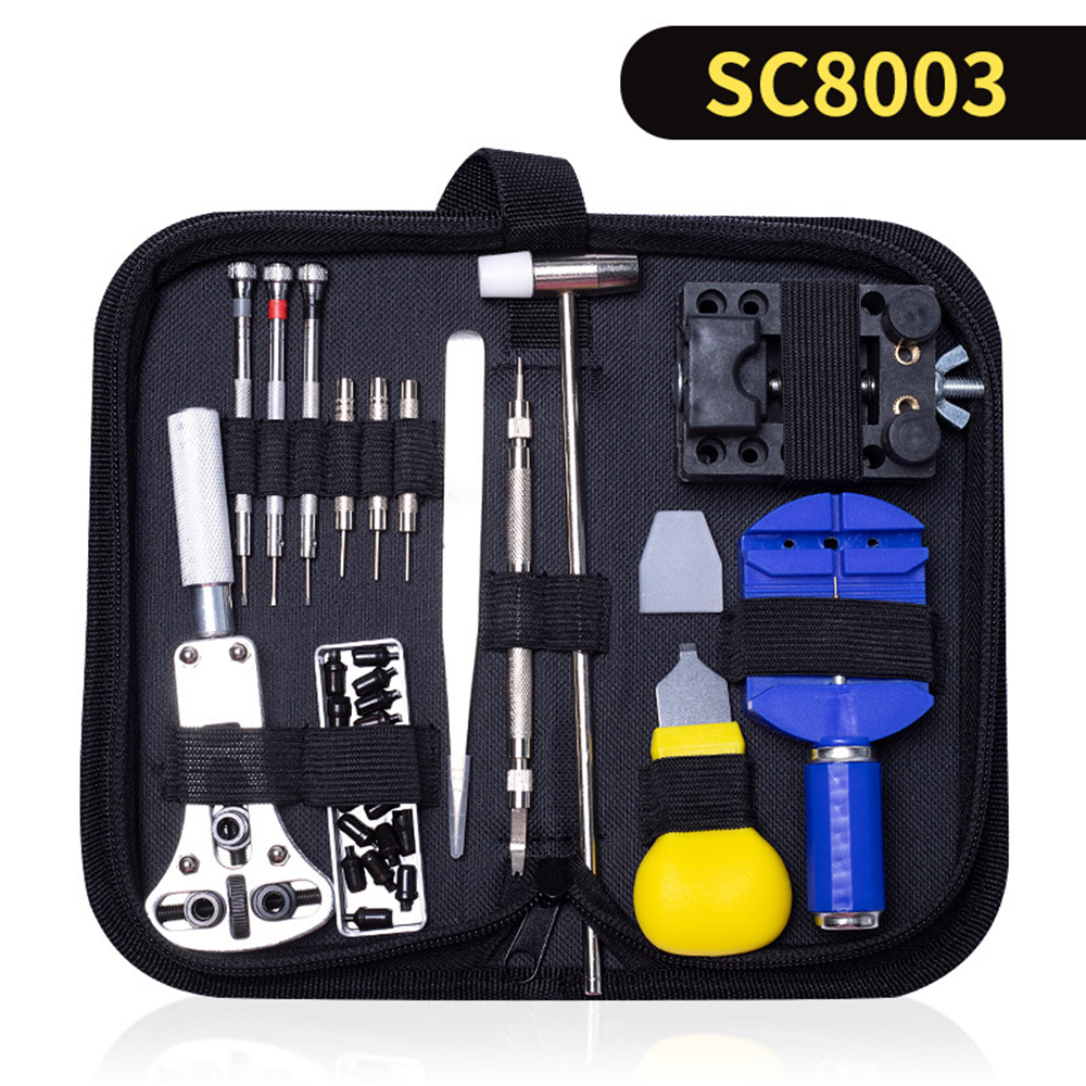 147pcs/set Watch Repair Tool Kit Watch Case Opener Link Remover Screwdriver Repair Tools Kit Watchmaker Tools: SC8003