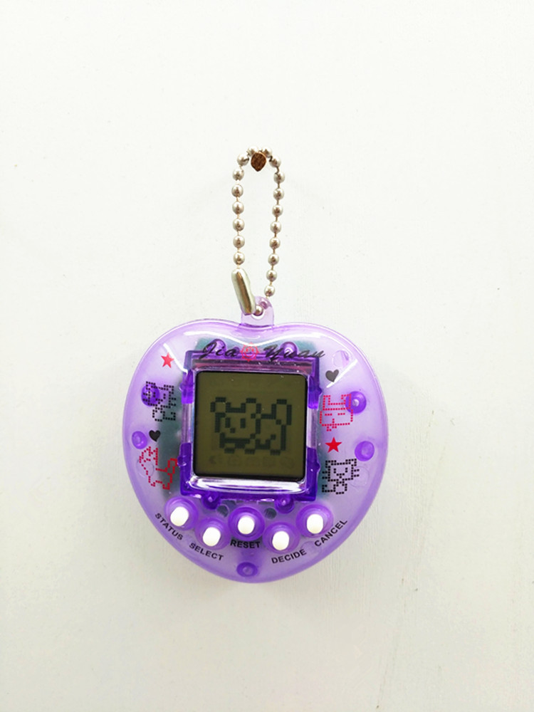 Mascotas electrónicas Tamagotchi nostálgico 49 en uno Virtual Cyber Digital nostálgico juguetes divertidos Pixel: Morado