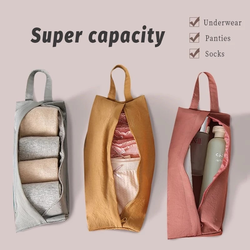 Socken und Unterwäsche Aufbewahrung tasche neue tragbare Reise Sortierung kleine Tasche faltbare Hand Waschlappen Make-up-Tasche