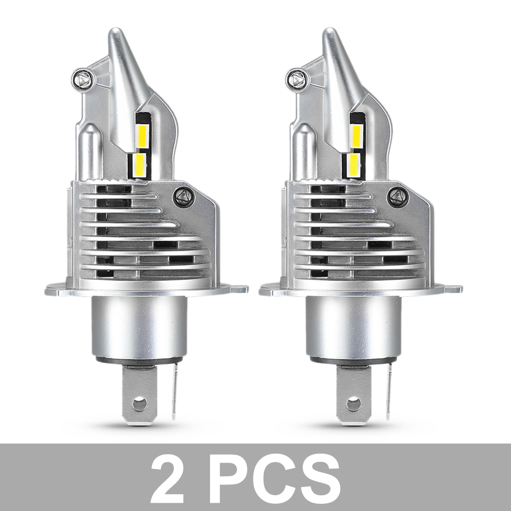 H4 LED Bulbs for Motorcycle/Car/Truck 12V 6000K LED H4 Headlight 25000LM Hi-Lo Beam: Gold