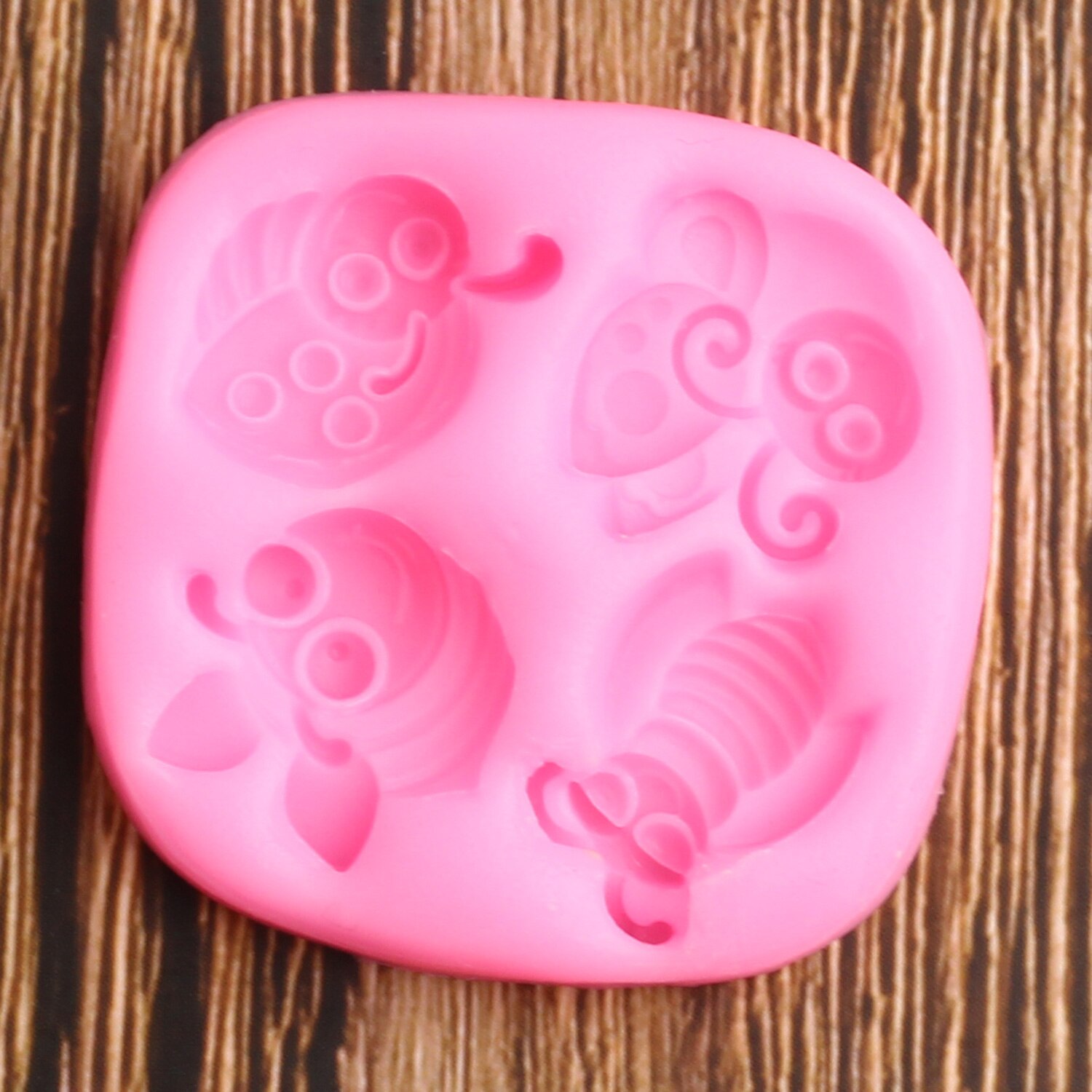 Stampo in silicone per insetti scimmia 3D strumenti per decorare torte fai-da-te stampo in resina polimerica argilla stampi per cioccolato Sugarcraft