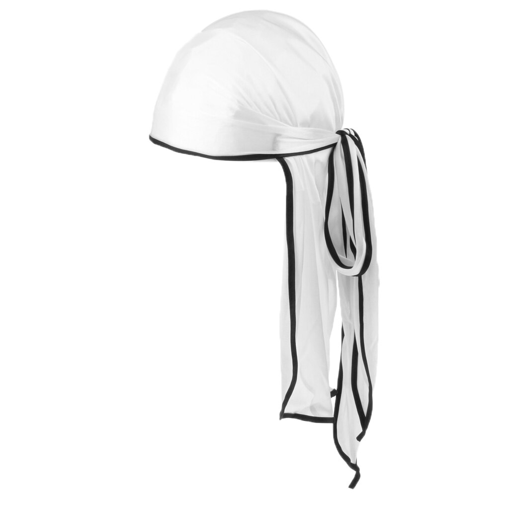 Unisex Comfortable Chemo Turban Headgear Headscarf Headwear Bandana Hat for Cancer Hair Loss Everyday Hair Care: White
