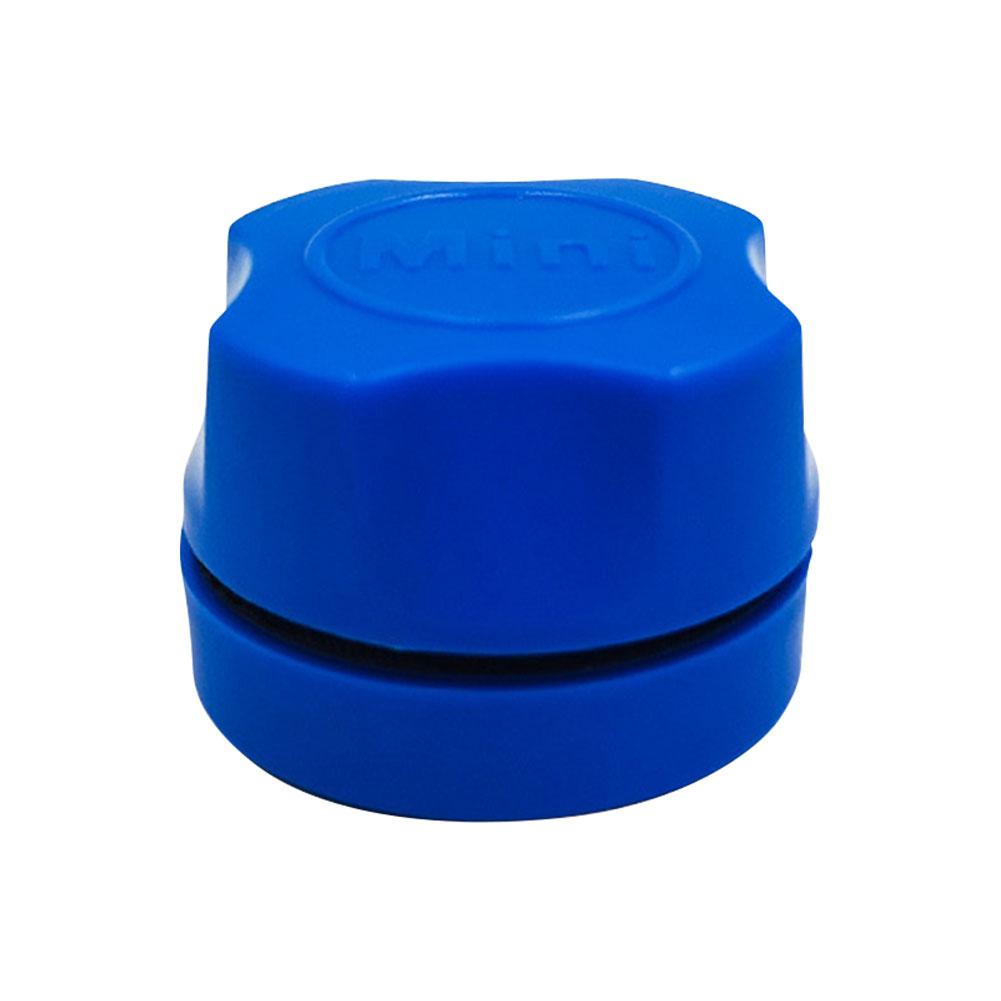 Cepillo de limpieza magnético para pecera, rasqueta limpiadora de algas para vidrio, limpiador, cepillo de limpieza para acuario, accesorios: Blue