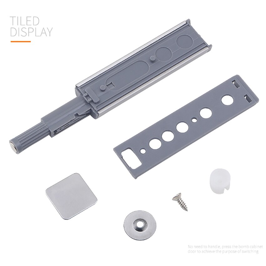 78Mm Lange Push To Open Vangen Ladekast Catch Touch Latch Kast Slaapkamer Push Klink, rebound Zelfsluitende Apparaat
