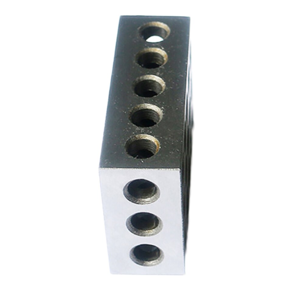 Bloques de acero endurecido 23 agujeros bloque de sujeción paralelo herramientas de torno de precisión 0.005mm para máquina herramienta 25x50x 75mm