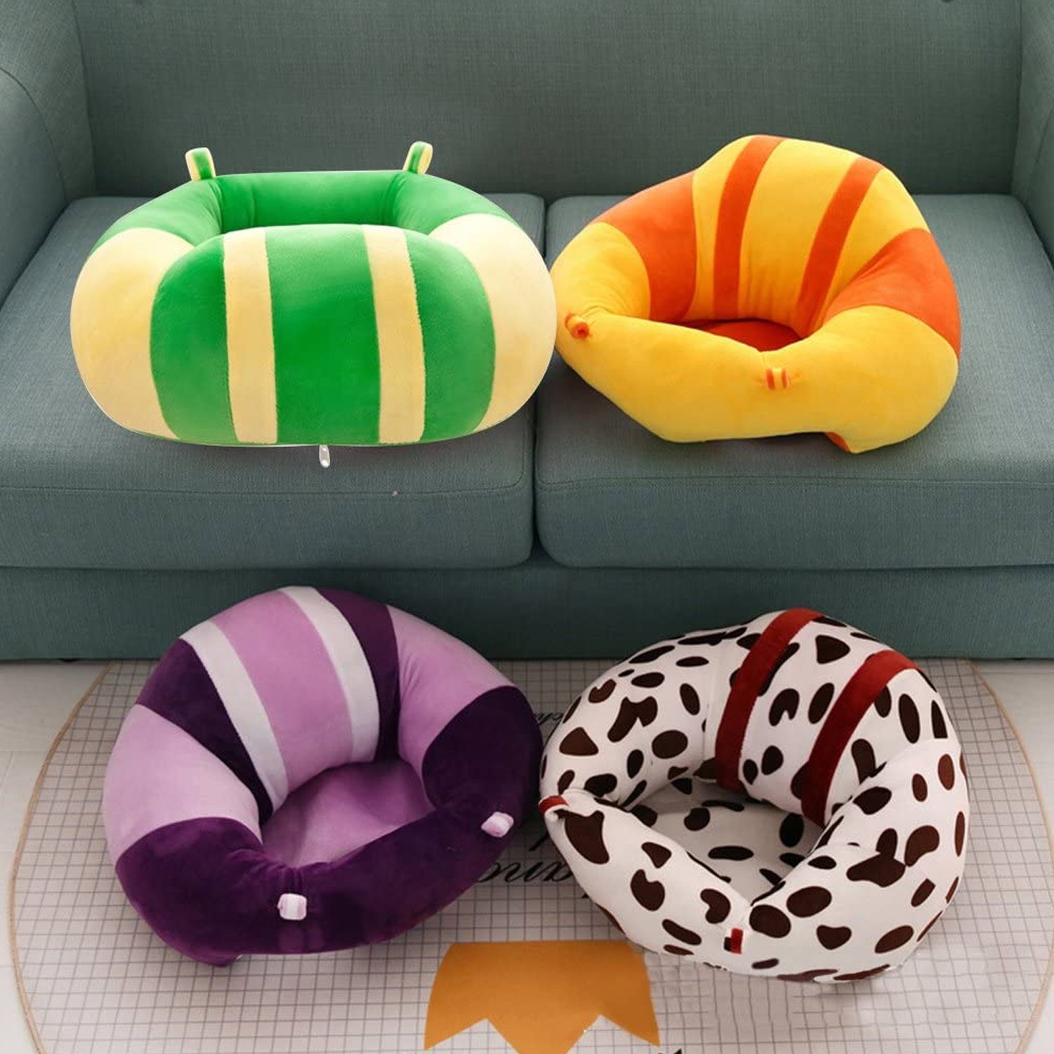 Baby Schönen Weichen Sitzen Lernen Stuhl Unterstützung Sitz Kissen Kissen Plüsch Sofa Protektoren Abdeckung ohne Füllstoff für Jungen Mädchen