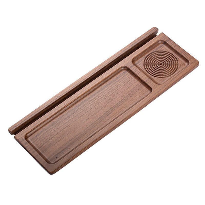 Japanese Style Simple Dry Brewing Tray Tea Set Tray Wooden Black Walnut Tray Tea Tray Household Small Tea Table