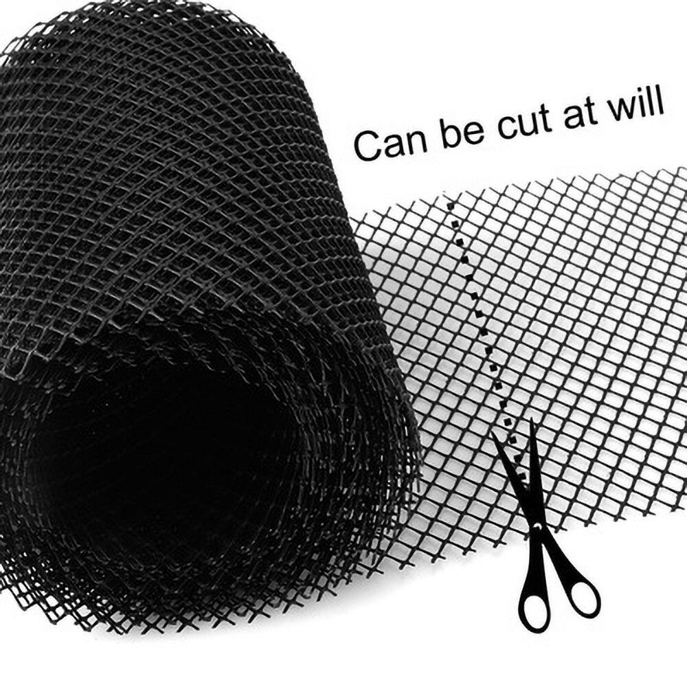 Roof Trough Net Sink Protection Net With Stakes Stops Leaves Anti-Clogging Net Cover Gardening Accessories Cleaning Tool