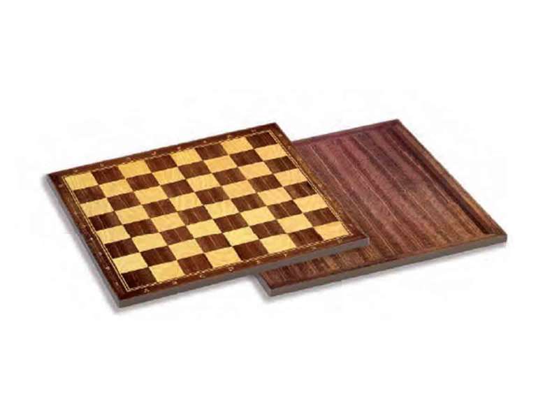 Schach und Checkers Board Cayro Holz (40X40 cm)