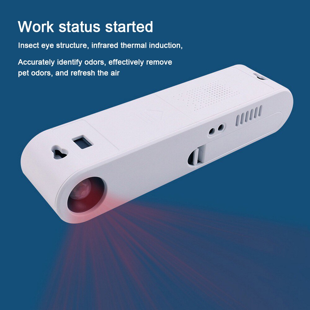 animale domestico Purificatore D'aria Lettiera Del Gatto Bacino di gancio ciclo continuo Deodorante non-Tossico Pianta aroma Termiche a Infrarossi Anione eliminatore per Chiuso wc