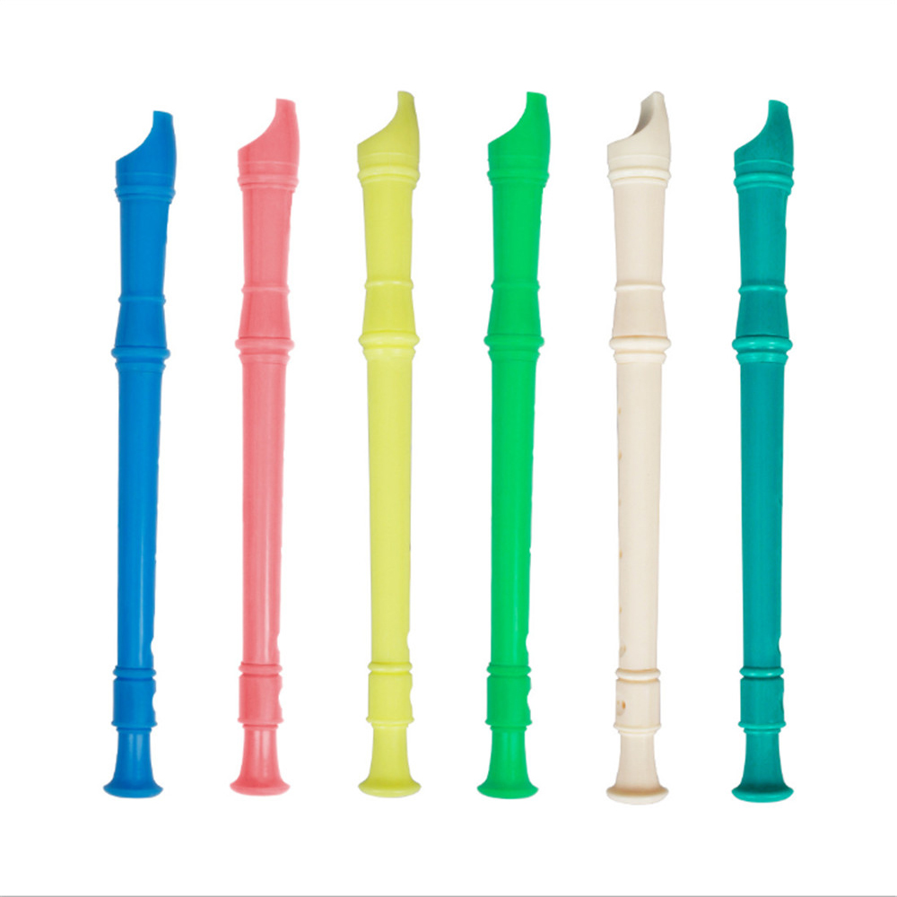 8 Holes ABS Resin Recorder With Cleaning Sticks Basic Musical Instrument School Student Beginner Musical Instrument