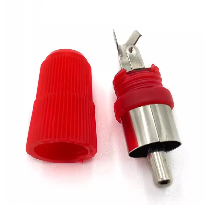 Changer adapter, rca male to female, extension coupler, av connector with dust caps