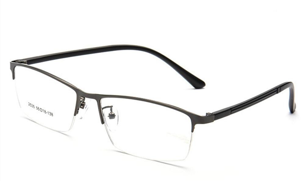 Myopia Glasses Frame Steel Plate Half-rim Glasses-computer Eyeglasses Frames Frame Eyewear Male